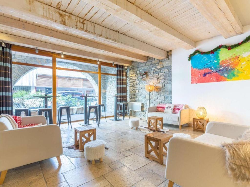 Appartement T2+Coin Nuit 6 Pers Residence De Cami Real Au Centre Du Village De Saint Lary Soulan Avec Piscine Interieure+ Sauna Et Hammam 外观 照片