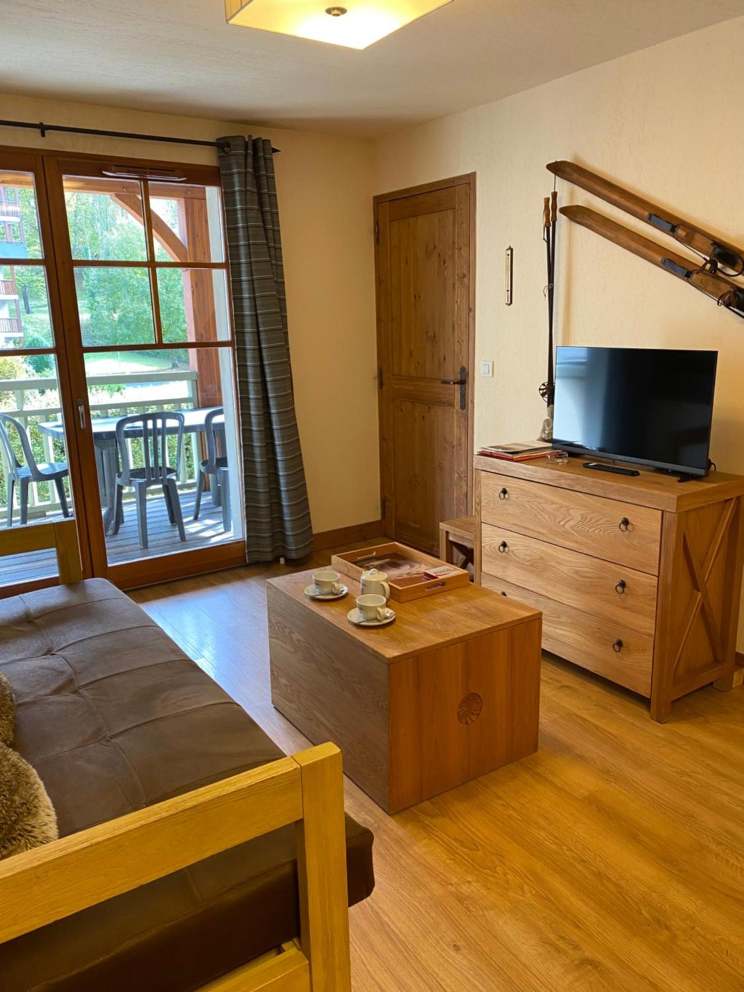 Appartement T2+Coin Nuit 6 Pers Residence De Cami Real Au Centre Du Village De Saint Lary Soulan Avec Piscine Interieure+ Sauna Et Hammam 外观 照片
