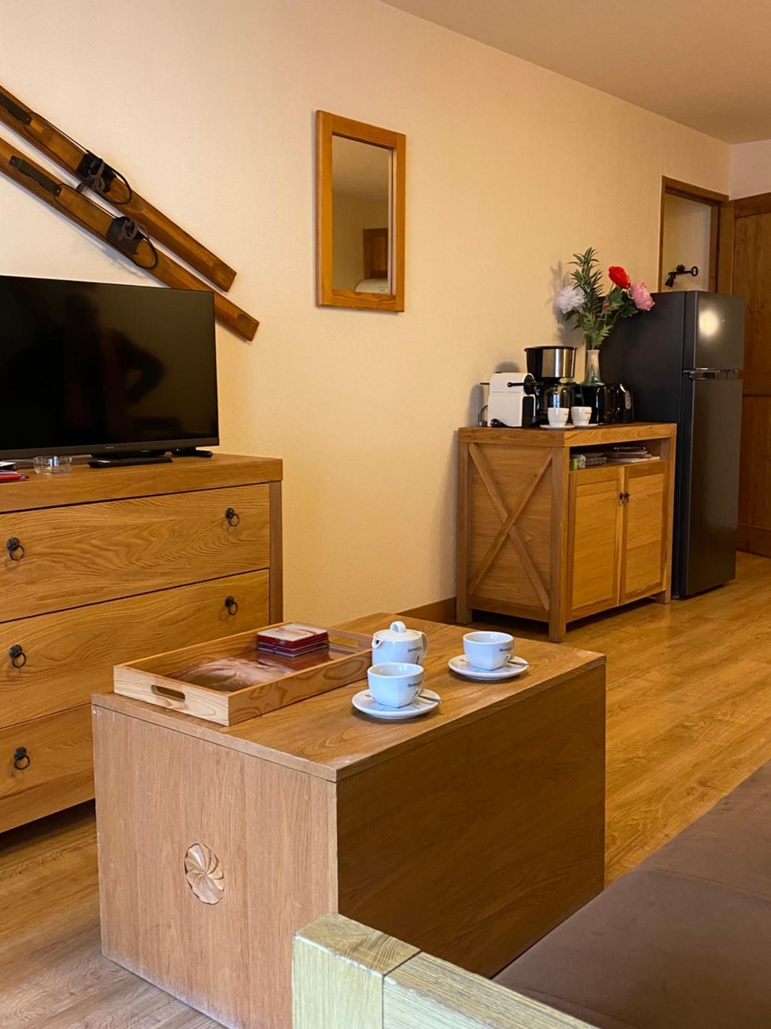Appartement T2+Coin Nuit 6 Pers Residence De Cami Real Au Centre Du Village De Saint Lary Soulan Avec Piscine Interieure+ Sauna Et Hammam 外观 照片